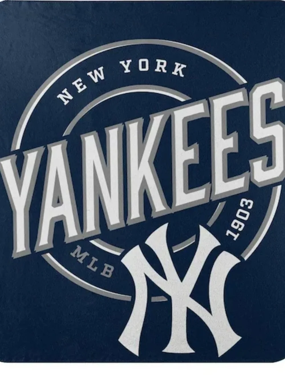 MLB Yankees Campaign Fleece Multi-Colored Throw Blankets